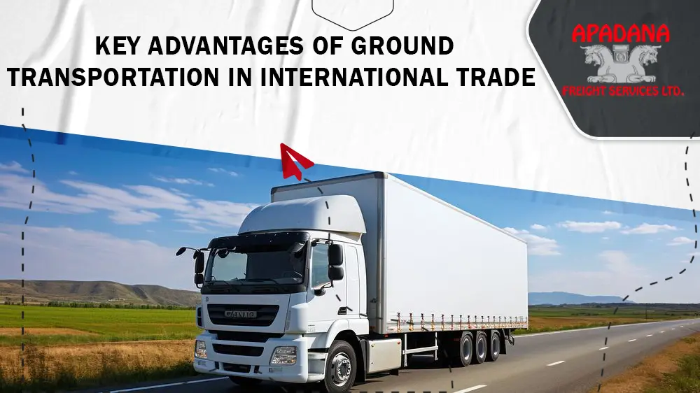 Advantages of ground transportation