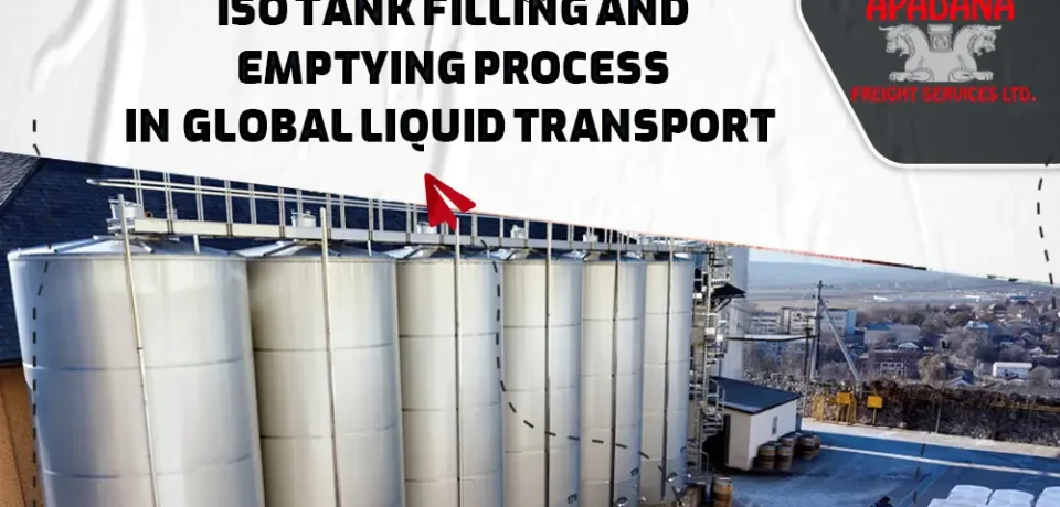 ISO tank filling and emptying process