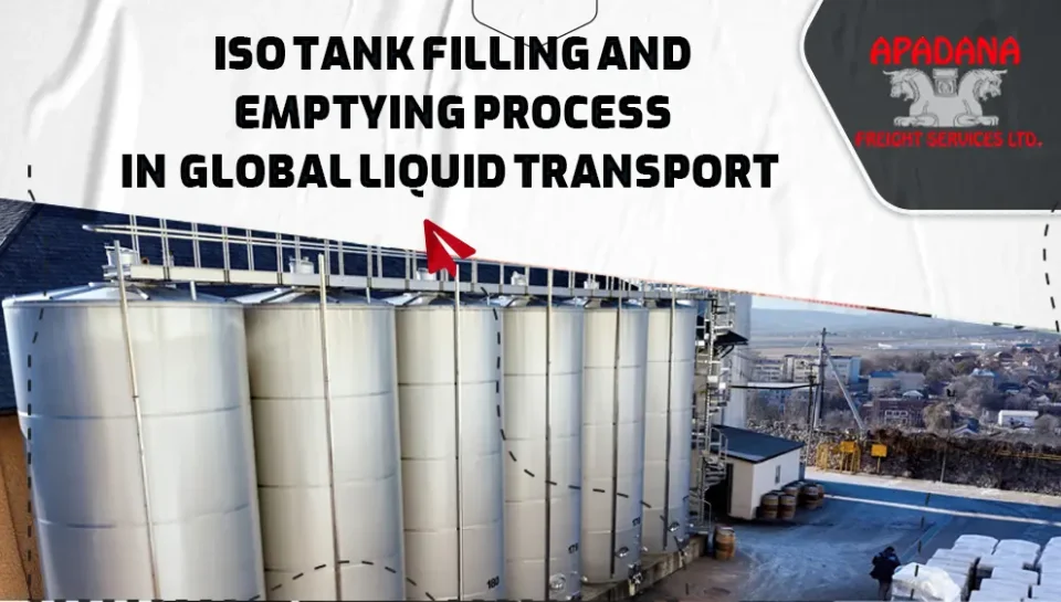 ISO tank filling and emptying process