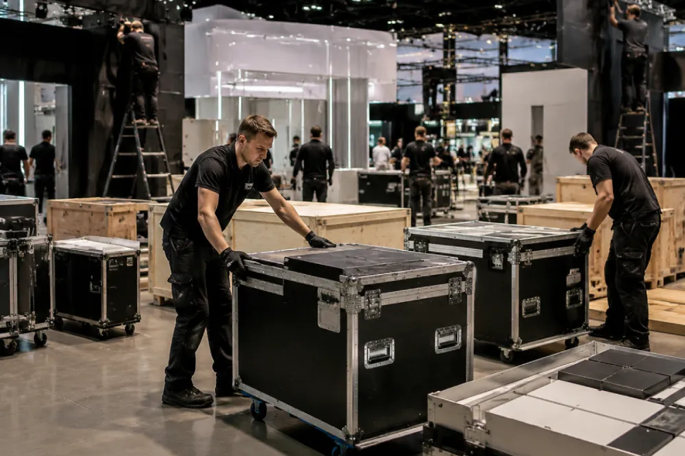 Exhibition logistics