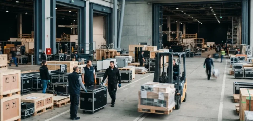 Exhibition logistics