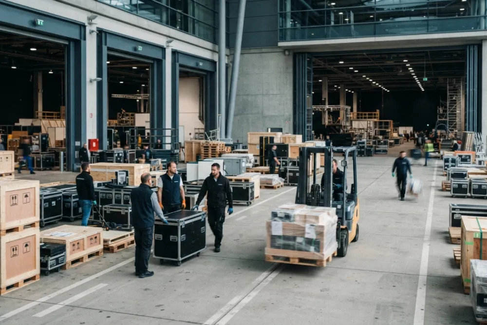 Exhibition logistics