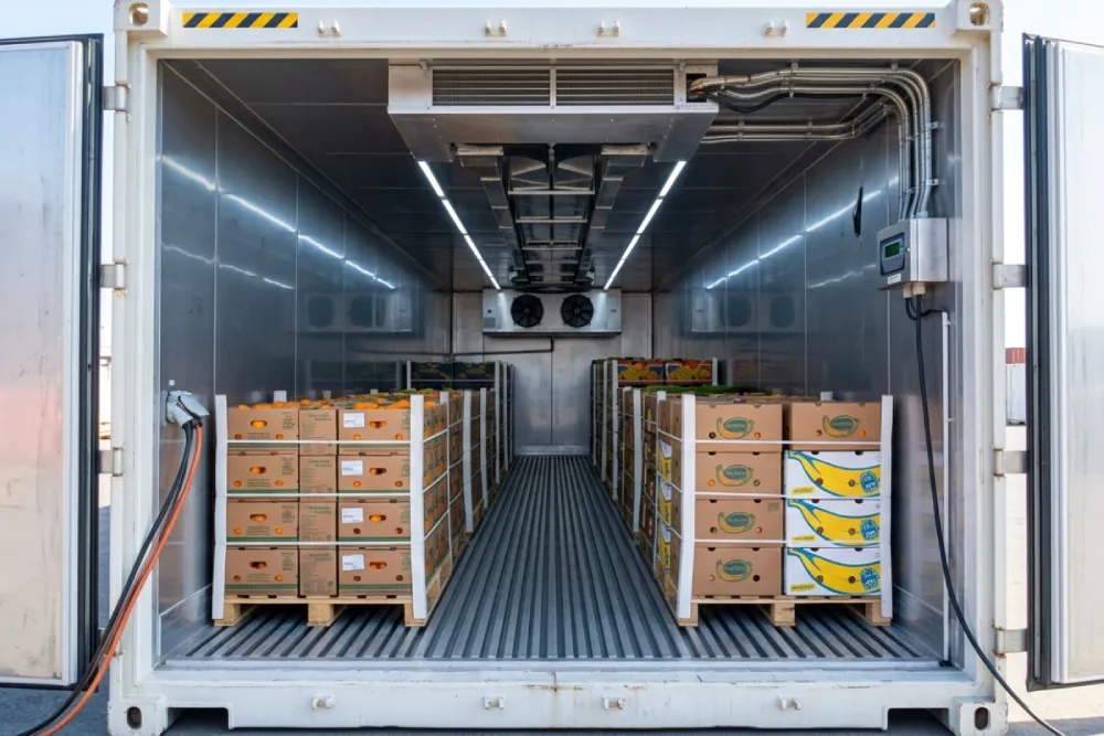 Reefer container shipping